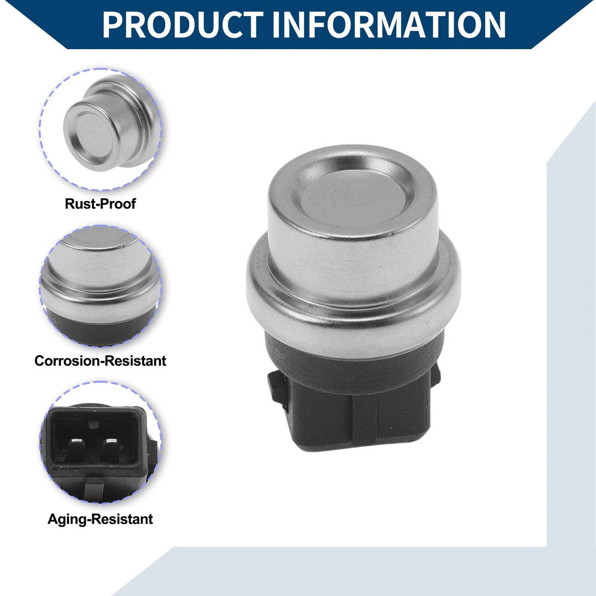 Engine Coolant Temperature Sensor for Audi VW 2.0T (2009–2019)