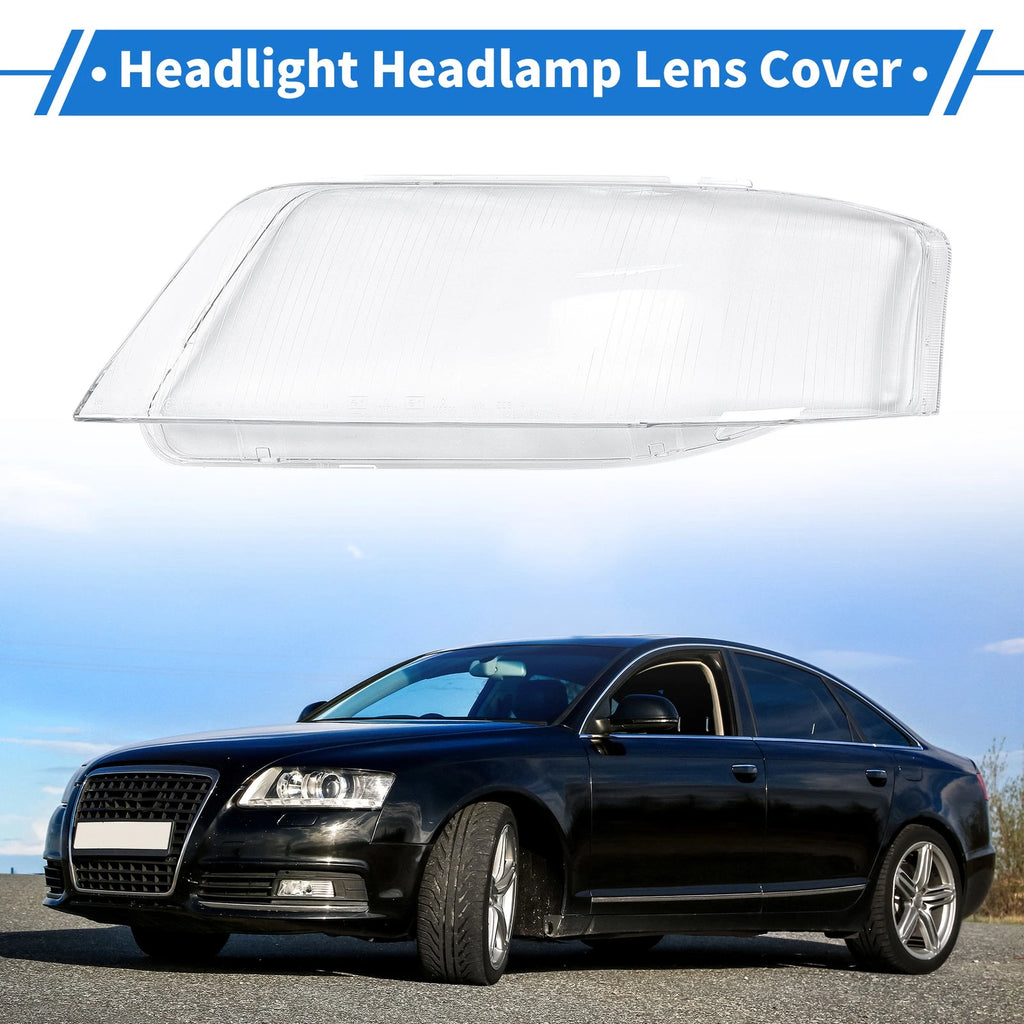 1 Pc Headlight Lens Cover Front Left for Audi A6 (1998–2002) Clear