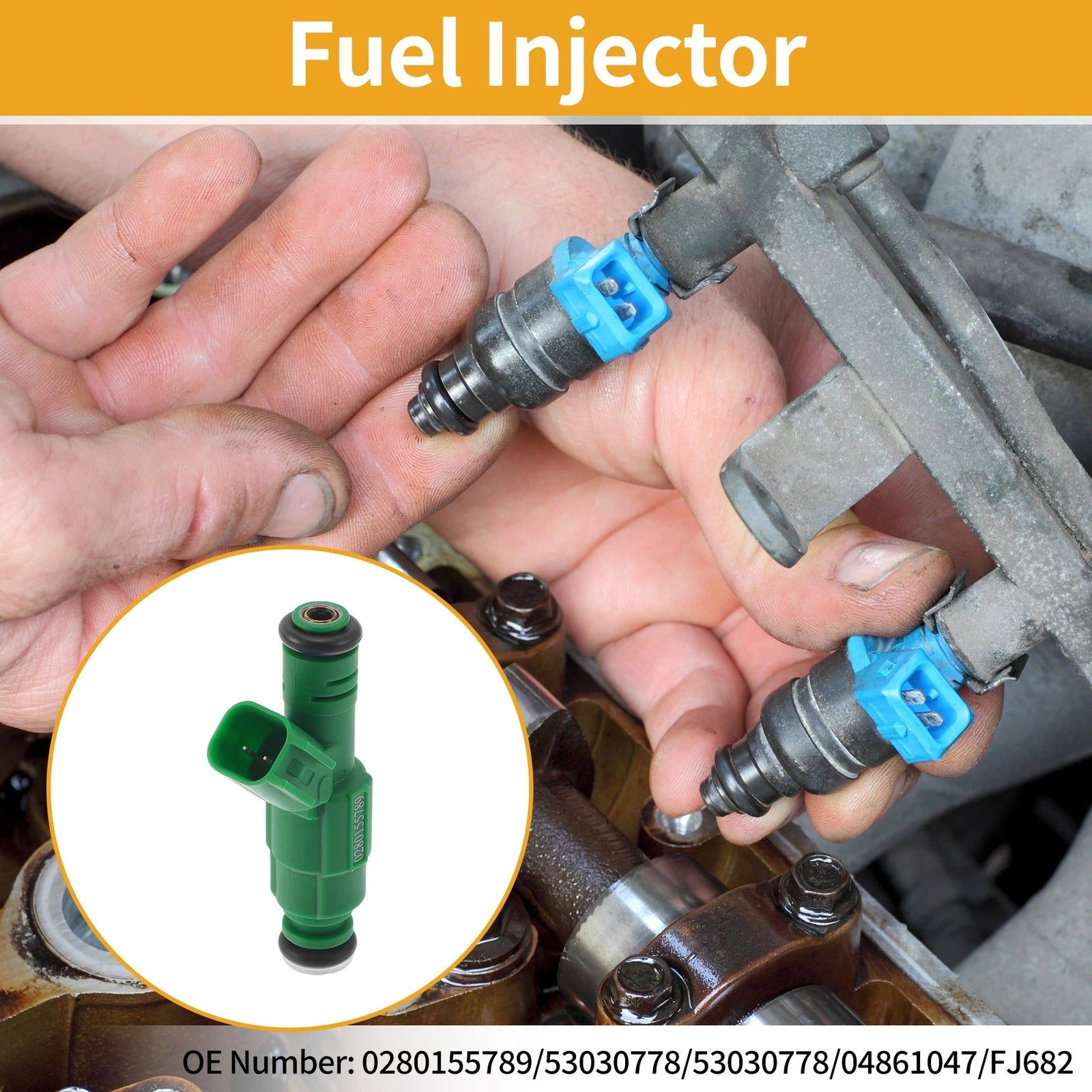 Fuel Injector Replacement for Dodge B1500 5.2L V8 (1996–1998)