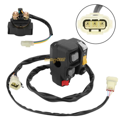 Left Handlebar Switch & Starter Relay for Honda Foreman 450 TRX450FE (1998–2004)