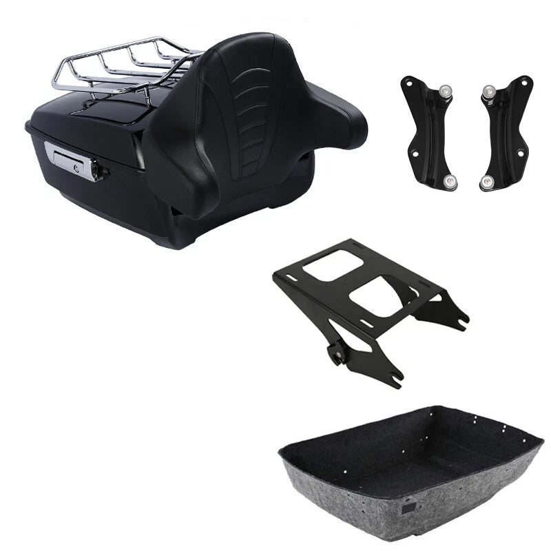 Trunk Backrest Rack Mount Docking Kit for Harley CVO Road Glide (2014–2026)