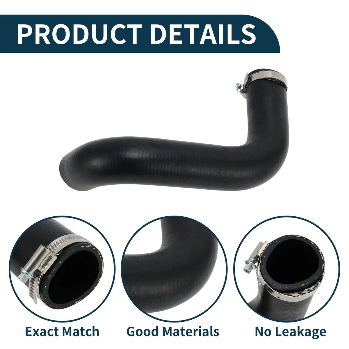 Radiator Hose for Renault Master 2.3 DCi 130 (2016) - Black 1 Pc