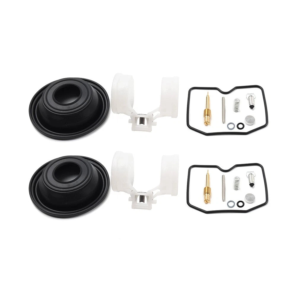 2X Carburetor Repair Kit Float Diaphragm for Kawasaki EN450 454 LTD (1985–1990)