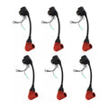 Set of 6 Ignition Coil Assemblies for Yamaha Marine (6R3-85570-00-00, 18-5128)