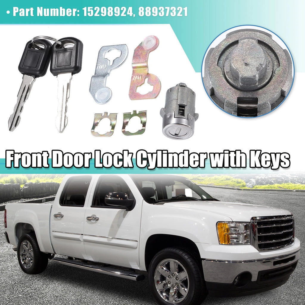 Door Lock Cylinder Driver Side Replacement for Chevrolet GMC (2008–2016)