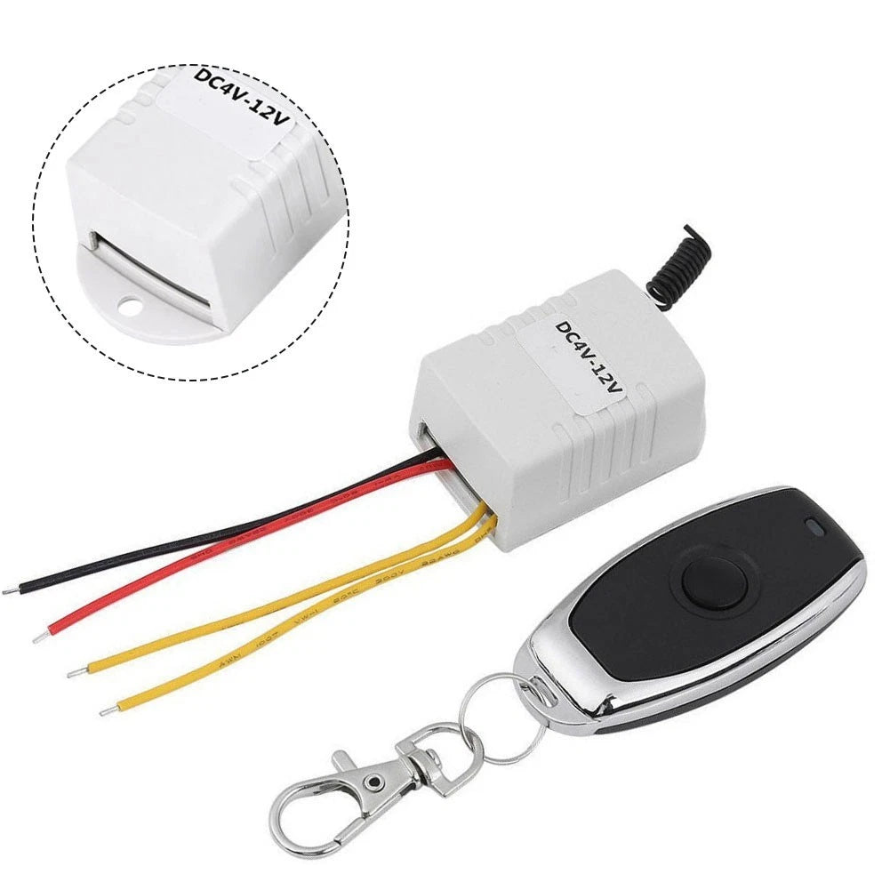 Wireless Relay Remote Control Switch for DC 4V 12V (1 Button)
