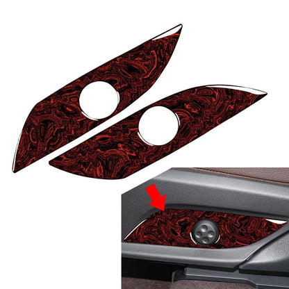 Front Seat Side Panel Cover Trim for Benz C Class W205 (2015–2021) Fire Red