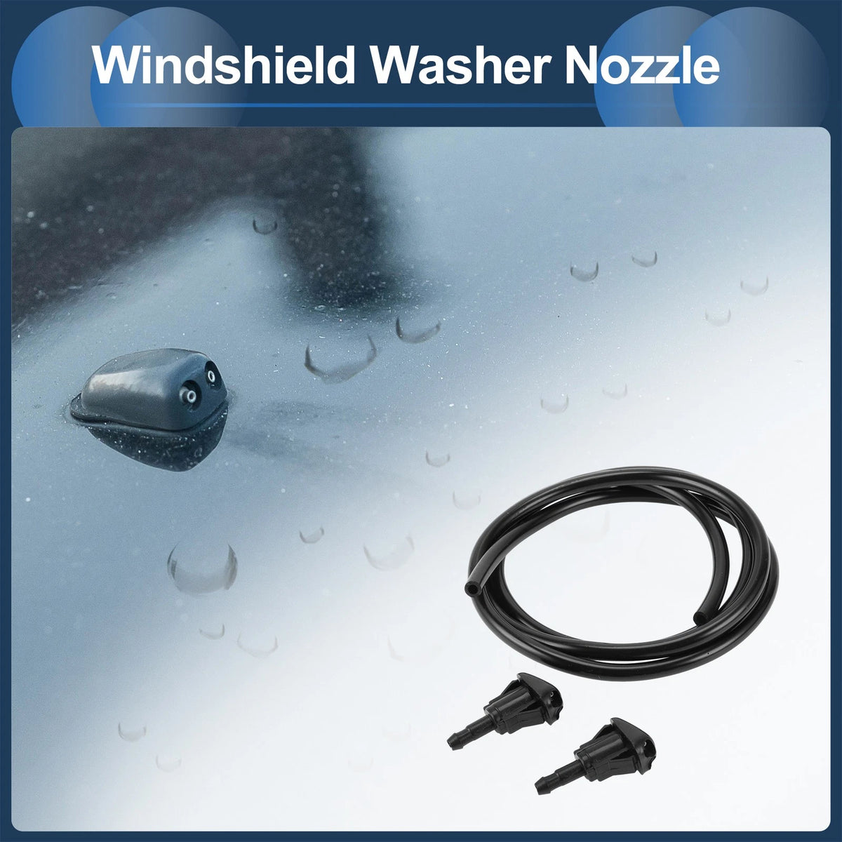 Windshield Washer Nozzle Set for Toyota (2005–2010) No. 85381AA010