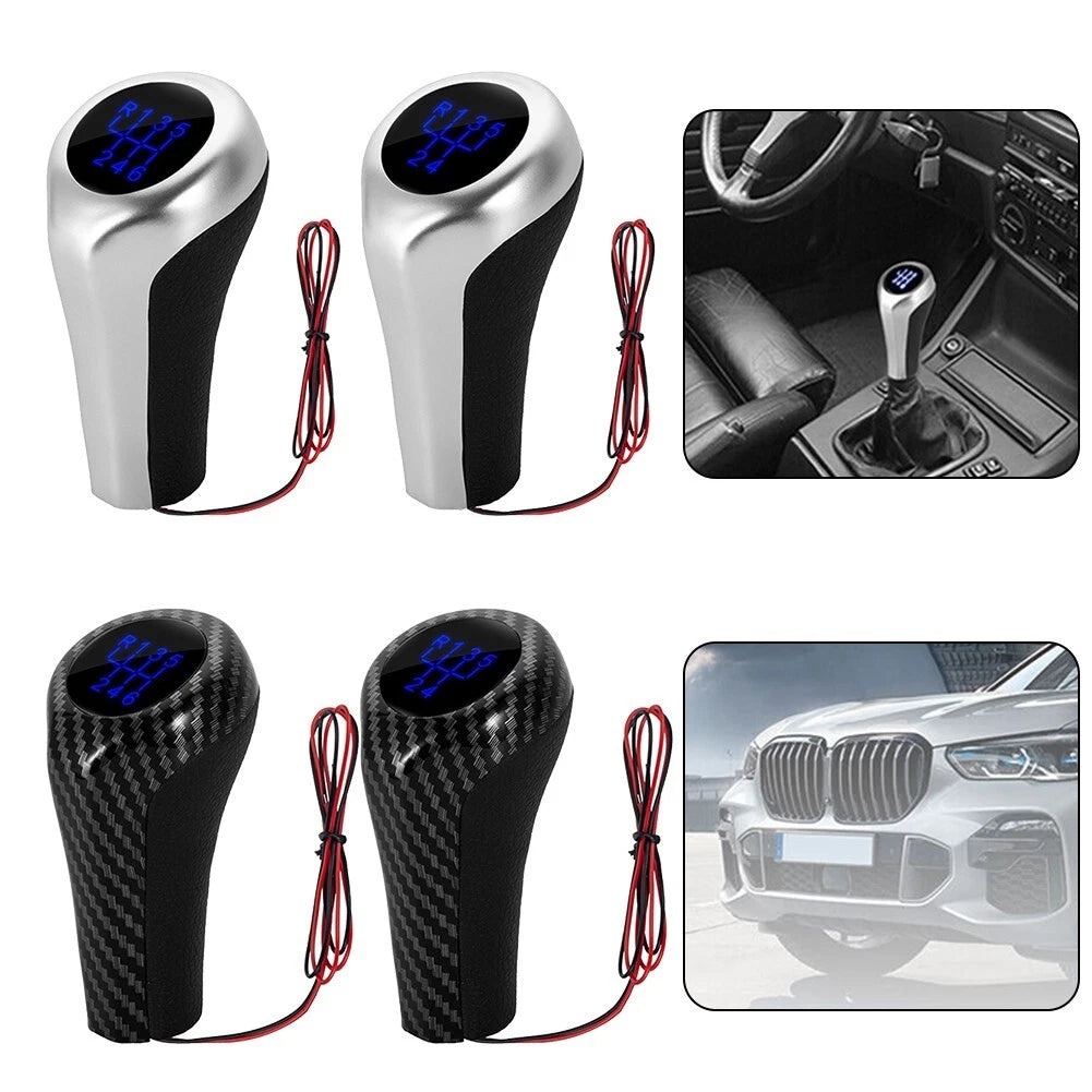 LED Gear Shift Knob for BMW E46 E90 E91 E92 X1 X3 (2000–2013)