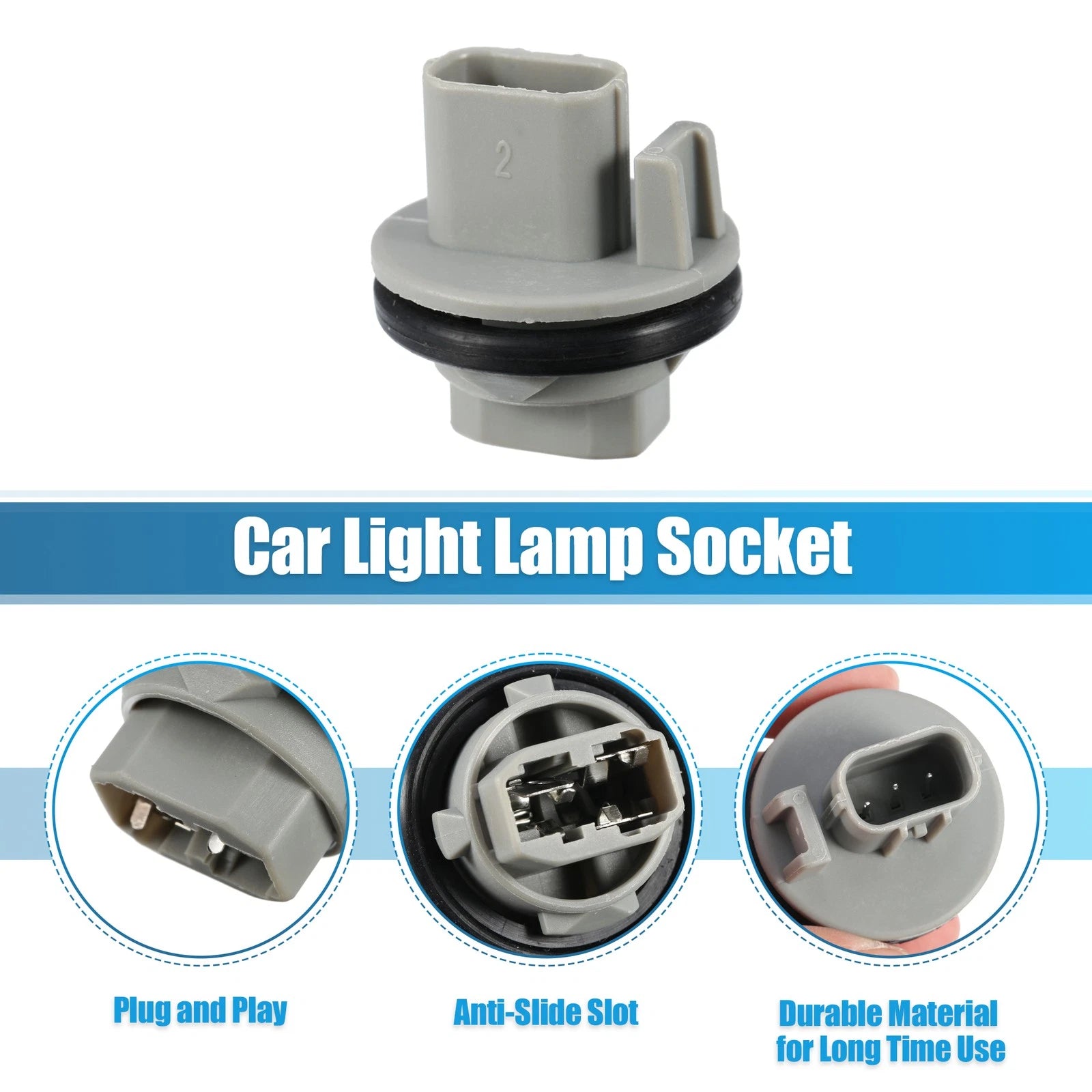 Turn Signal Light Socket Blinker Base Replacement for Honda Accord (2013–2017)