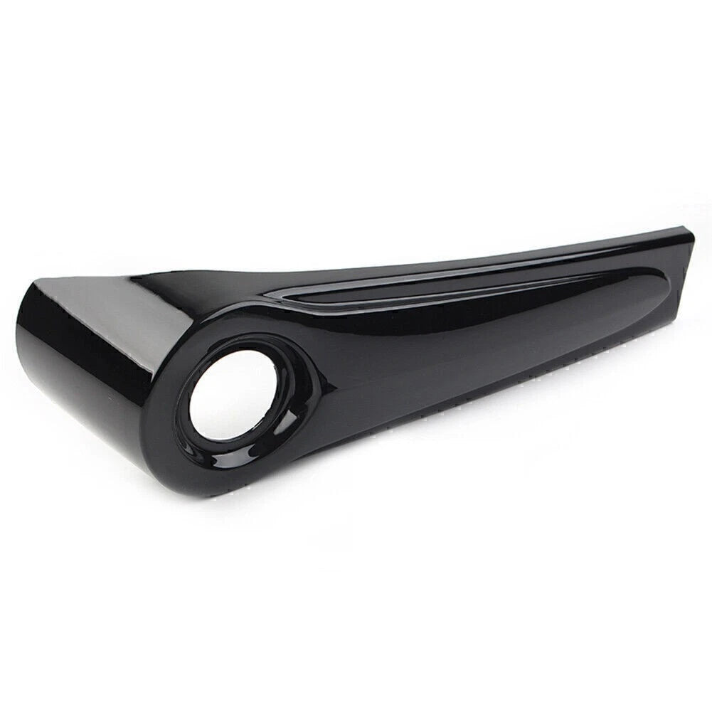 Black Stretched Dash Panel Gas Tank Covers for Harley Electra Glide (2000–2023)
