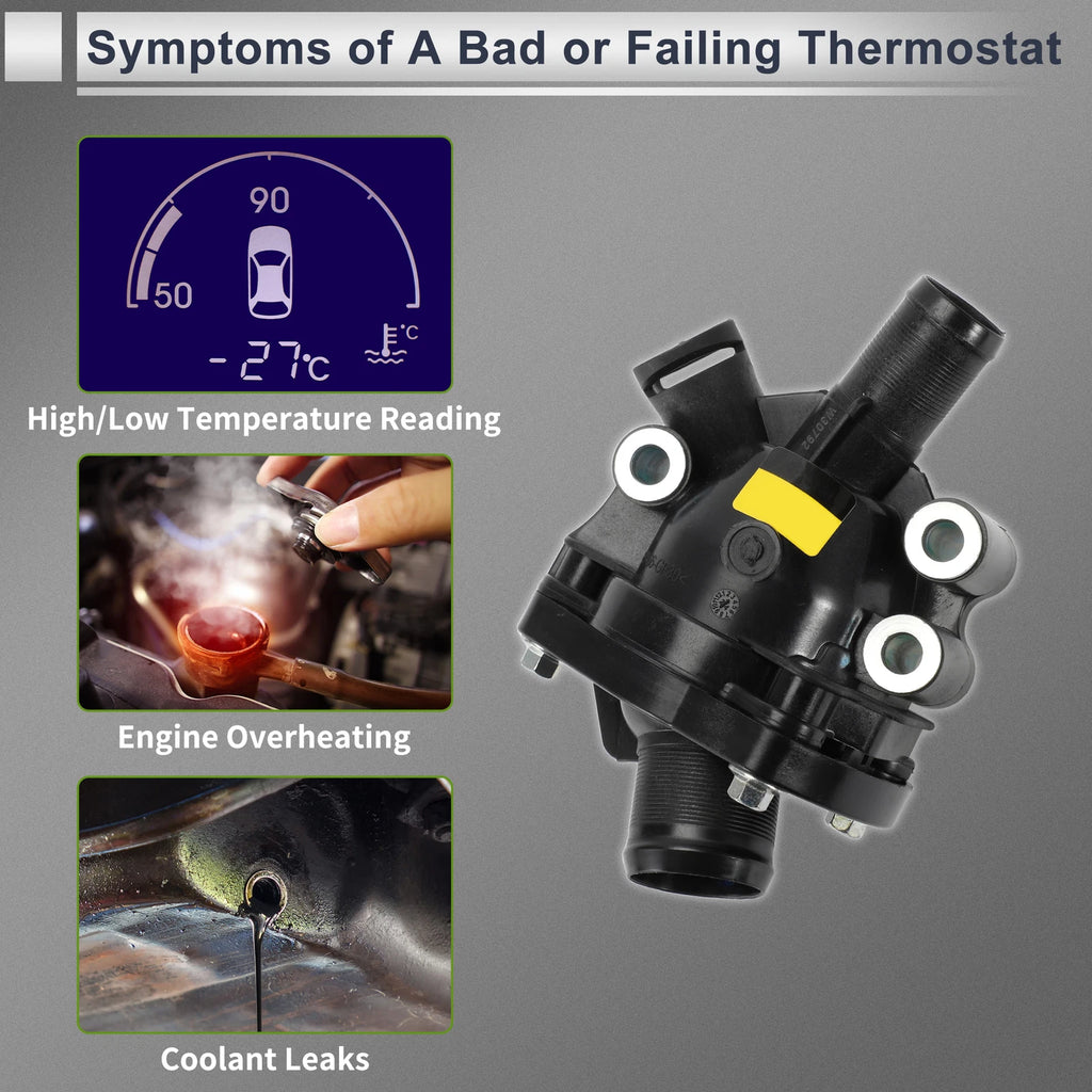 Engine Coolant Thermostat Housing Assembly for Volvo C70 (2006–2013)