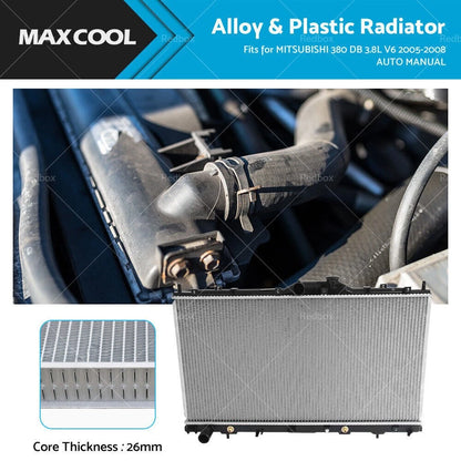 Radiator for Mitsubishi 380 DB 3.8L V6 (2005–2008)
