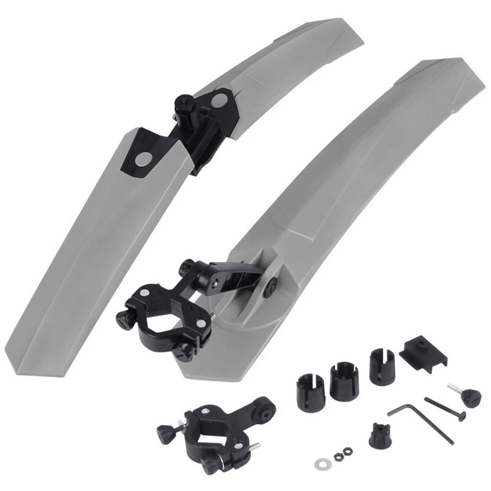 Complete Bicycle Mudguard Kit with Taillight for Everyday Riders