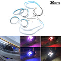 2X 30cm Sequential DRL LED Strip Turn Signal Light for Universal Fit
