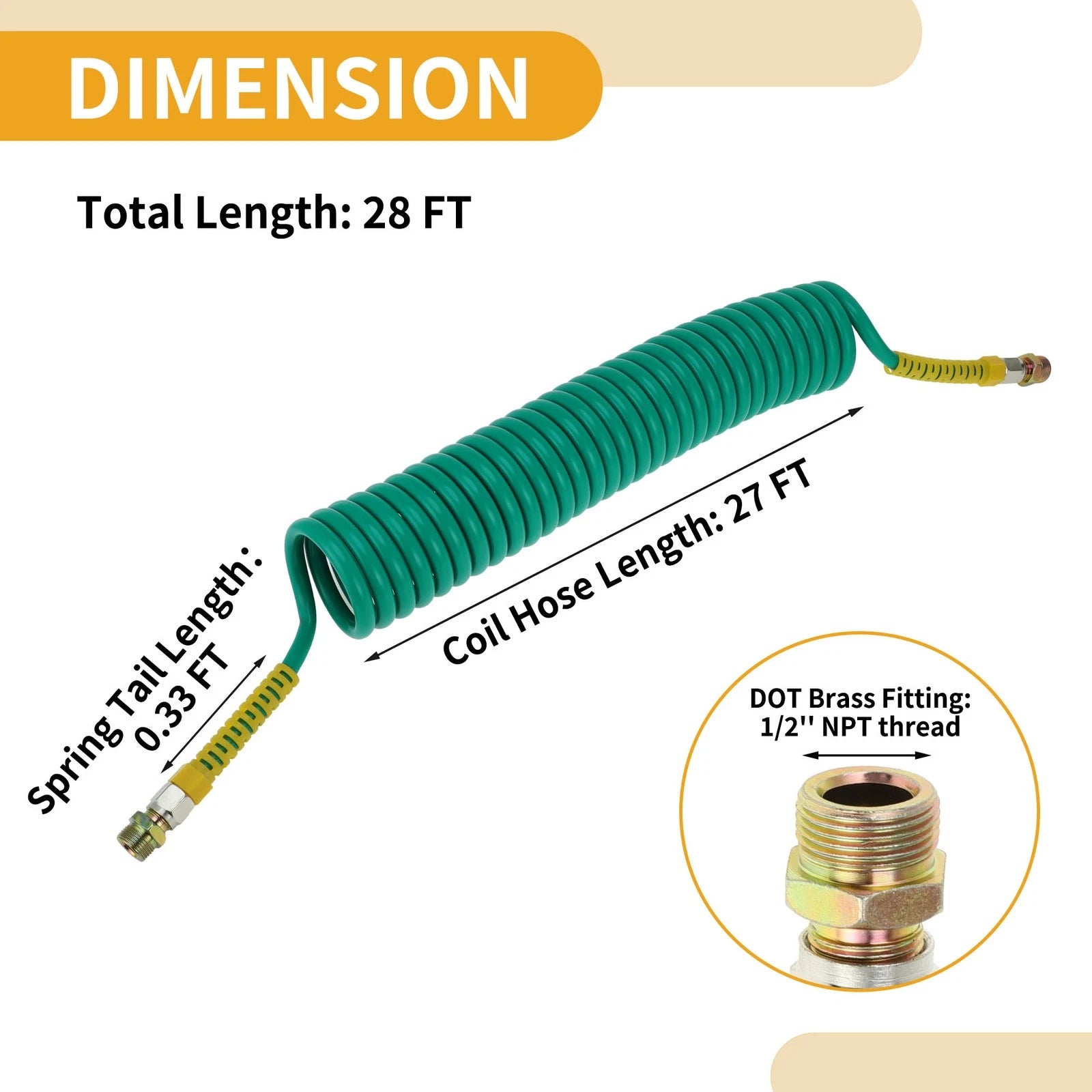 Air Brake Hose for 34 Circle