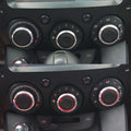 3X A/C Switch Knob Heater Climate Control Button Frame Cover for Mazda 2