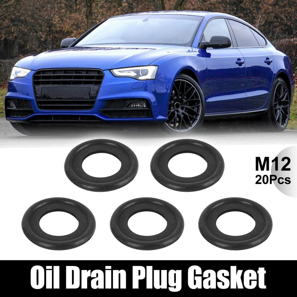 Engine Oil Drain Plug Crush Washers Seal Ring M12 for Chevy (2010–2024)