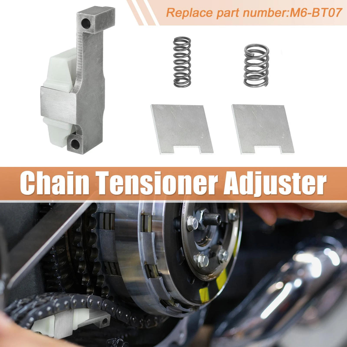 Primary Chain Tensioner Self Adjuster M6-BT07 for Harley Davidson Dyna (2006–2017)