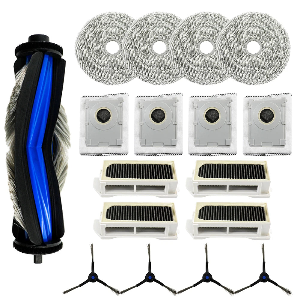 Robot Vacuum Accessory Kit - Main Roller Brush & Dust Bag Included