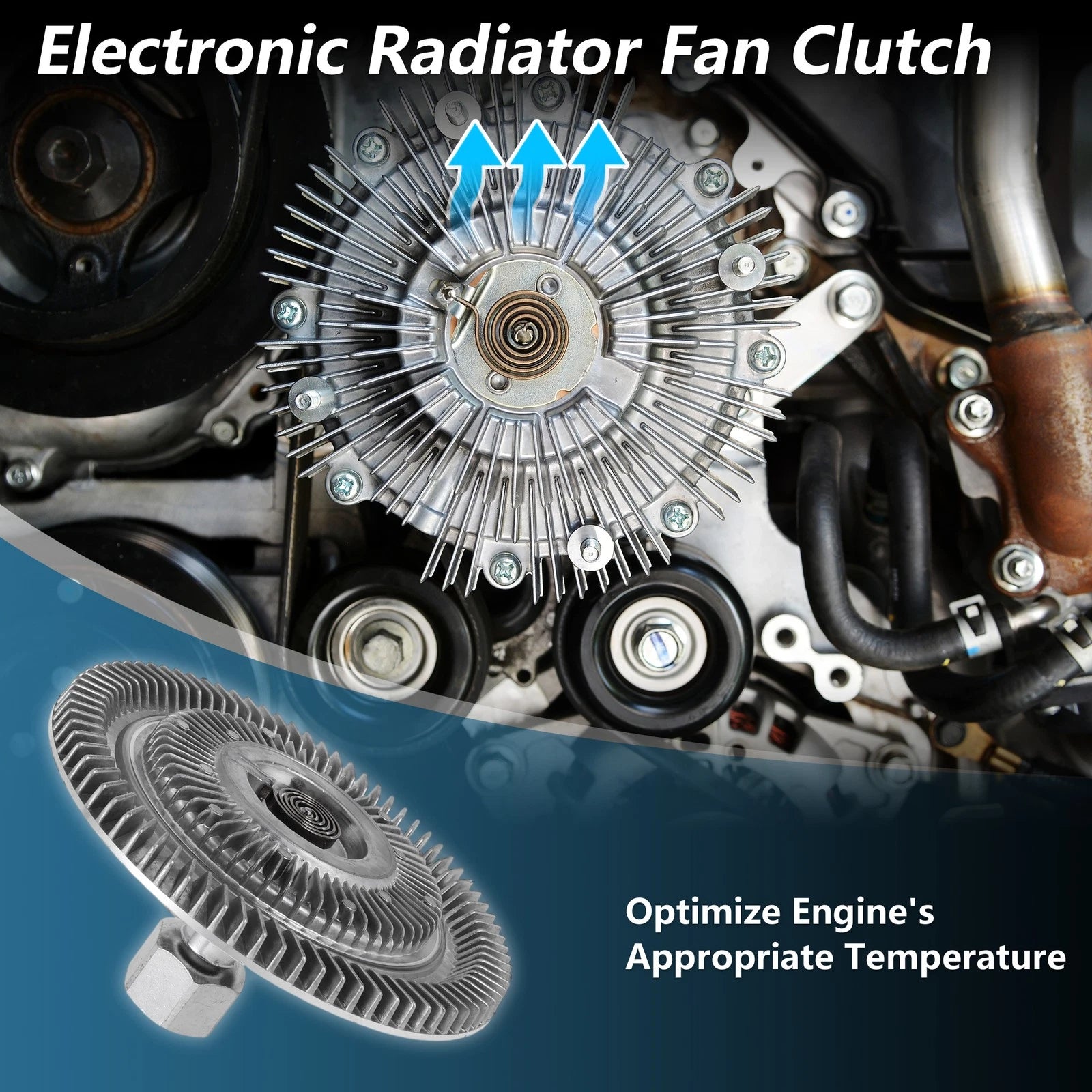Engine Cooling Fan Clutch Replacement for Dodge Ram 1500 3.9L V6 (1994–2001)