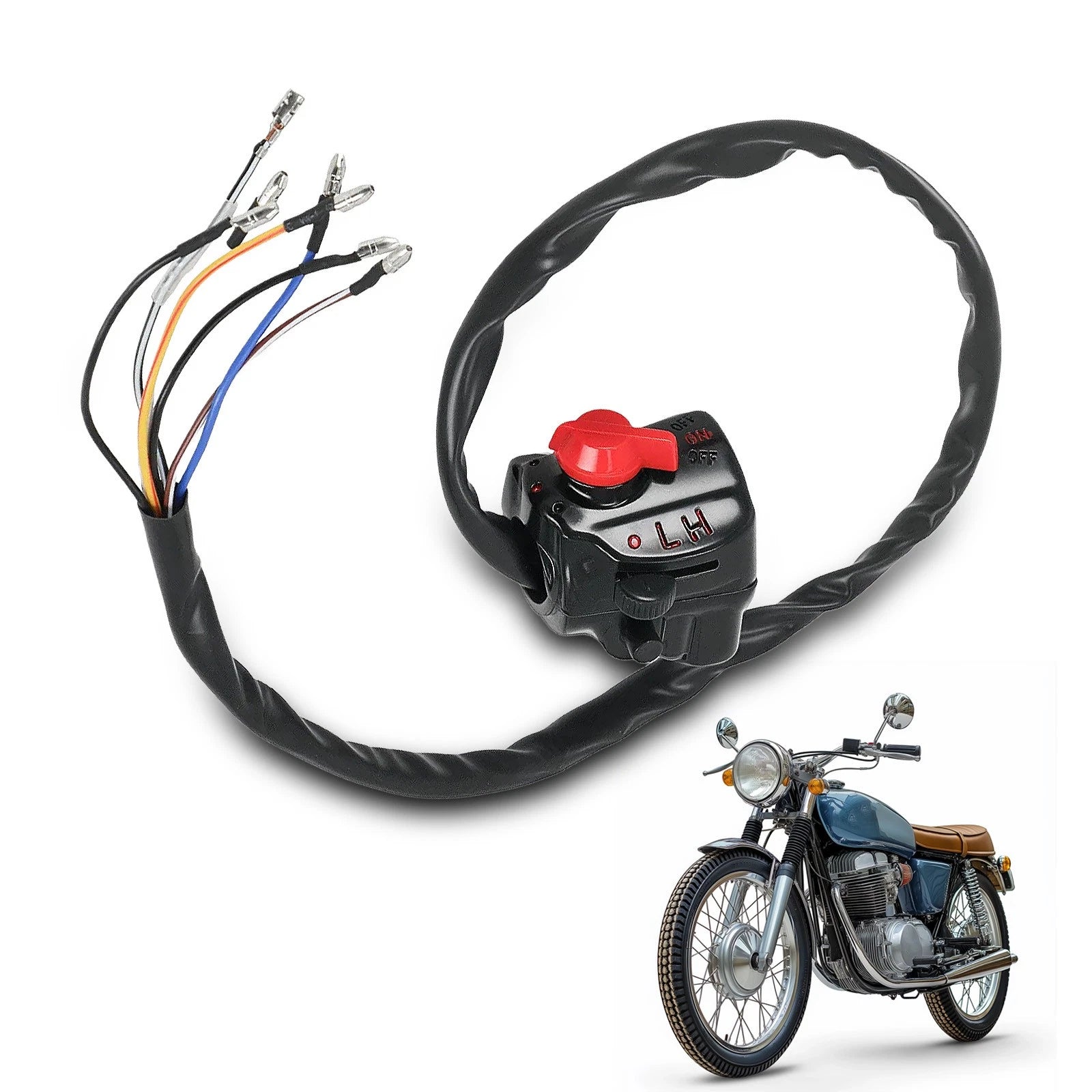 Right Start Stop Kill Switch Headlight for Honda CB500 CB750K (1971–1972)