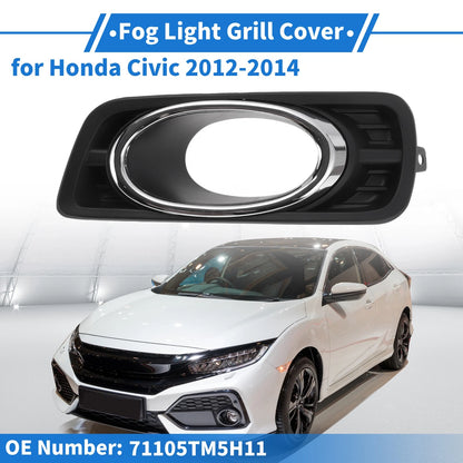 Front Right Fog Light Grill No. 71105TM5H11 for Honda Civic (2012–2014)