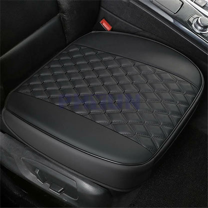 1x Black PU Leather Front Seat Cover for Universal Fit (2010–2023)