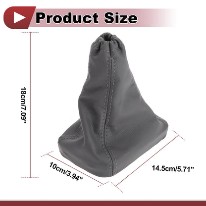 1 Pc Gear Shift Stick Gaiter for Vauxhall Astra (1998–2005) Grey Faux Leather