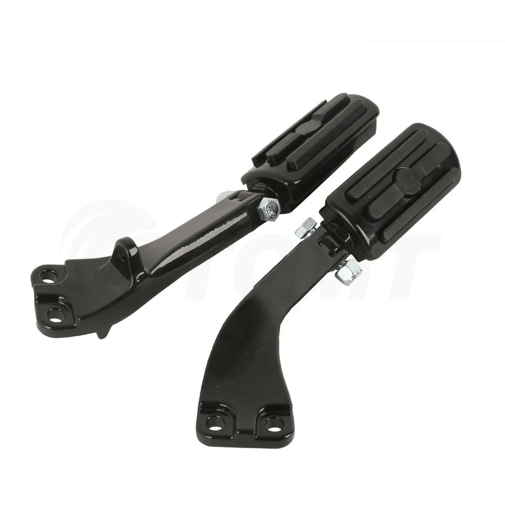 Rear Passenger Foot Pegs Support Mount Bracket for Harley Dyna Fat Bob (2008–2016)