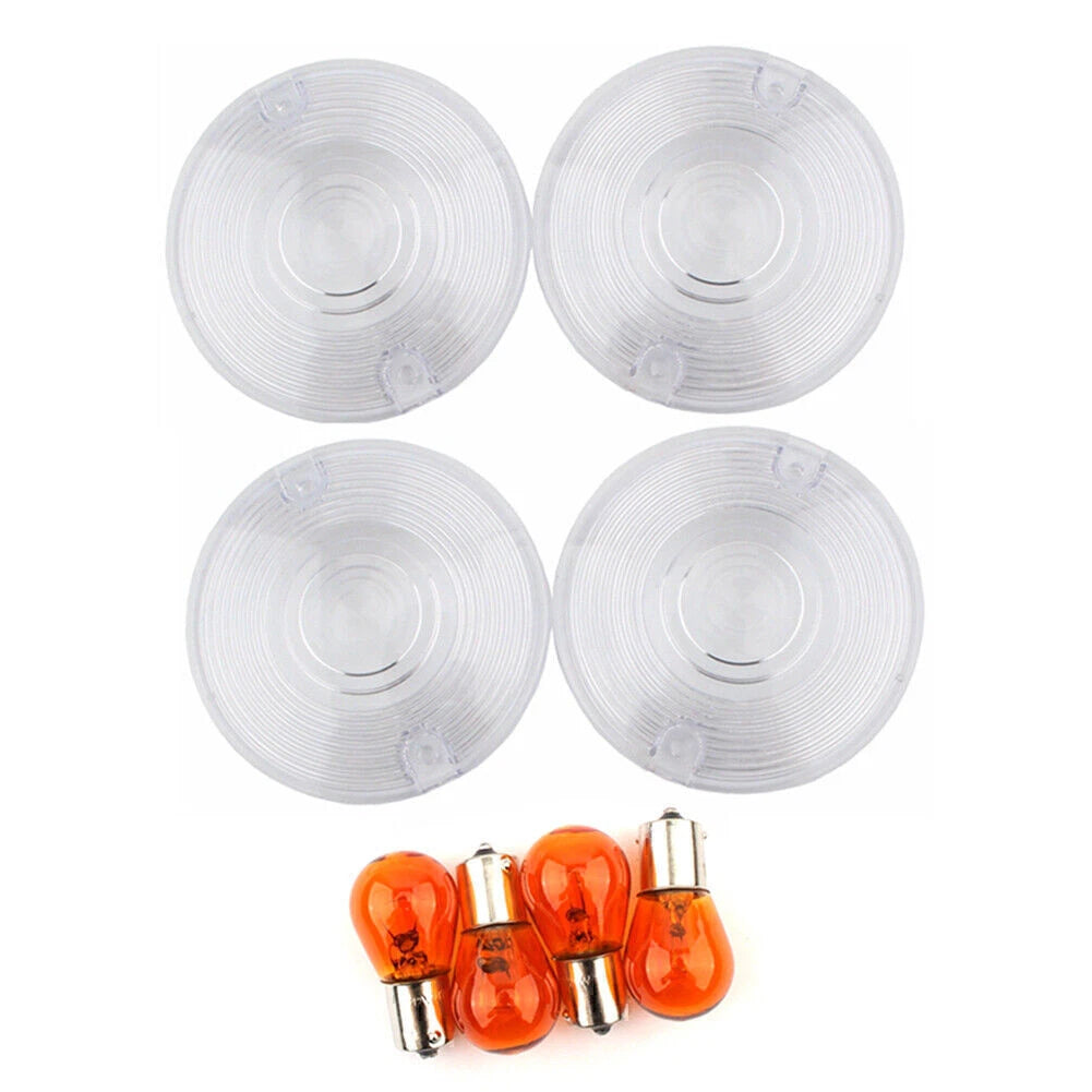Turn Signal Lens Cover for Harley Glide (Clear)