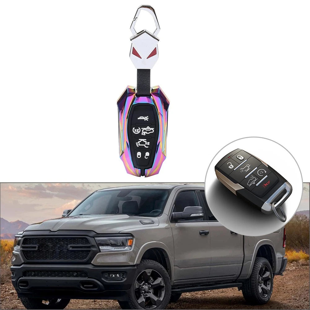 6 Buttons Remote Key Shell Case for Dodge Ram 1500 (2019–2024)