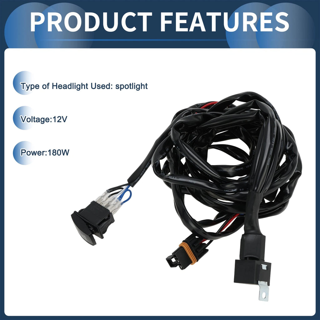 Headlight Cable Repair Kit for - 4 Terminal Set