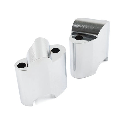2'' Handlebar Risers Mount Extension Kit Chrome for Harley Sportster 48 (2010–2023)