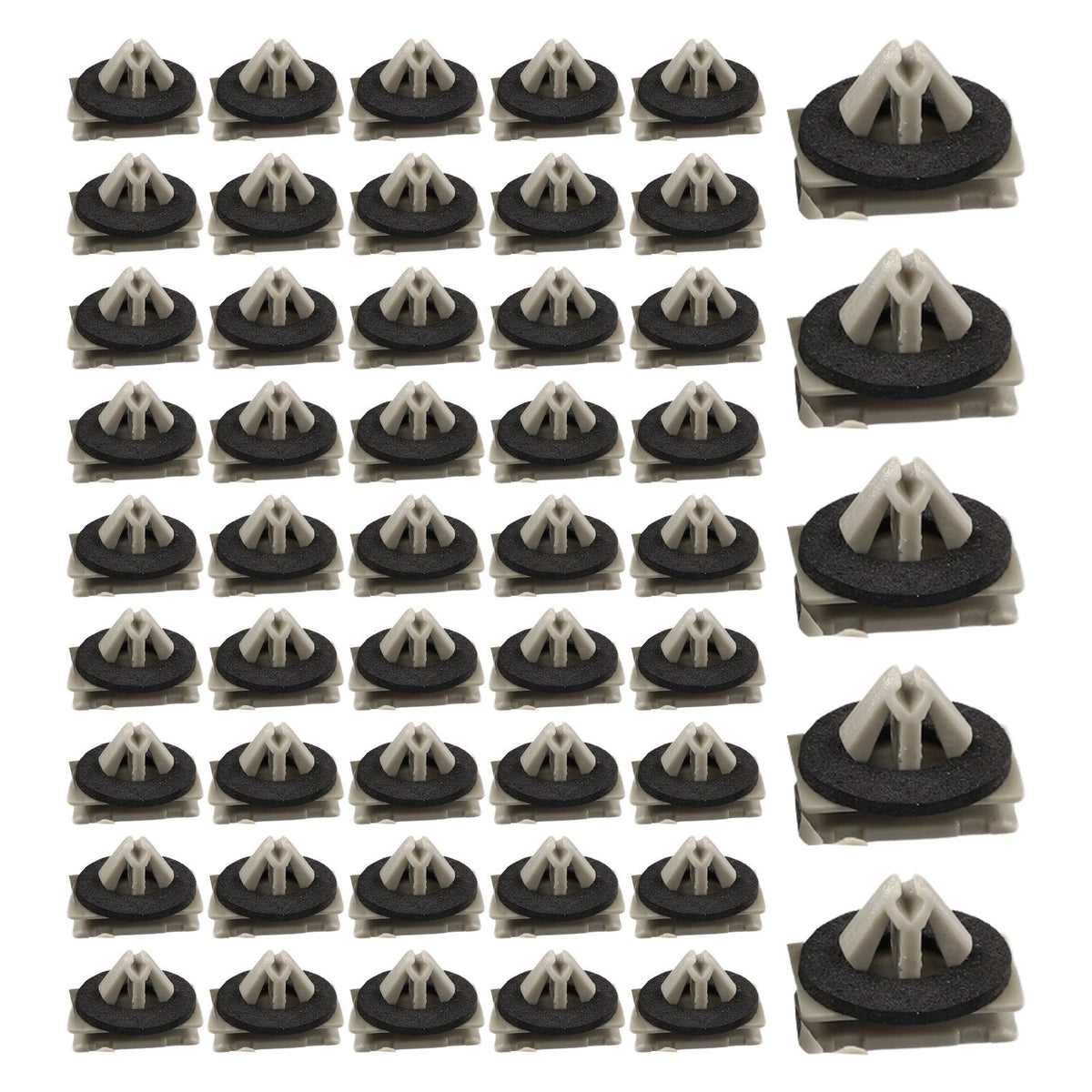 Set of 50 Rocker Panel Moulding Clips for Jeep Cherokee