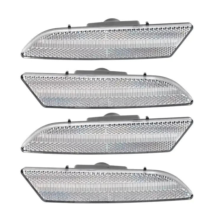 4X Clear Bumper Turn Signal Lamp Side Marker Light for Chrysler Crossfire (2004–2008)