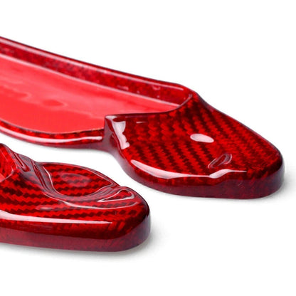 Carbon Shift Paddle Extensions for Land Rover Evoque (2012–2018) - Red