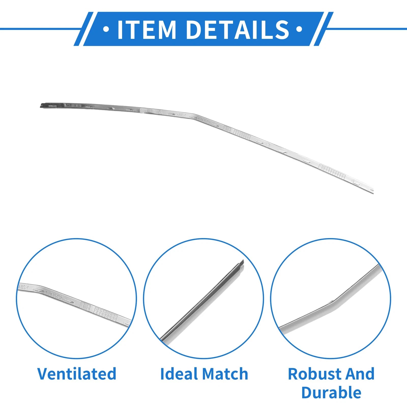 Bumper Grille Trim Garnish Replacement for Mercedes-Benz S Class W221 (2010–2013)