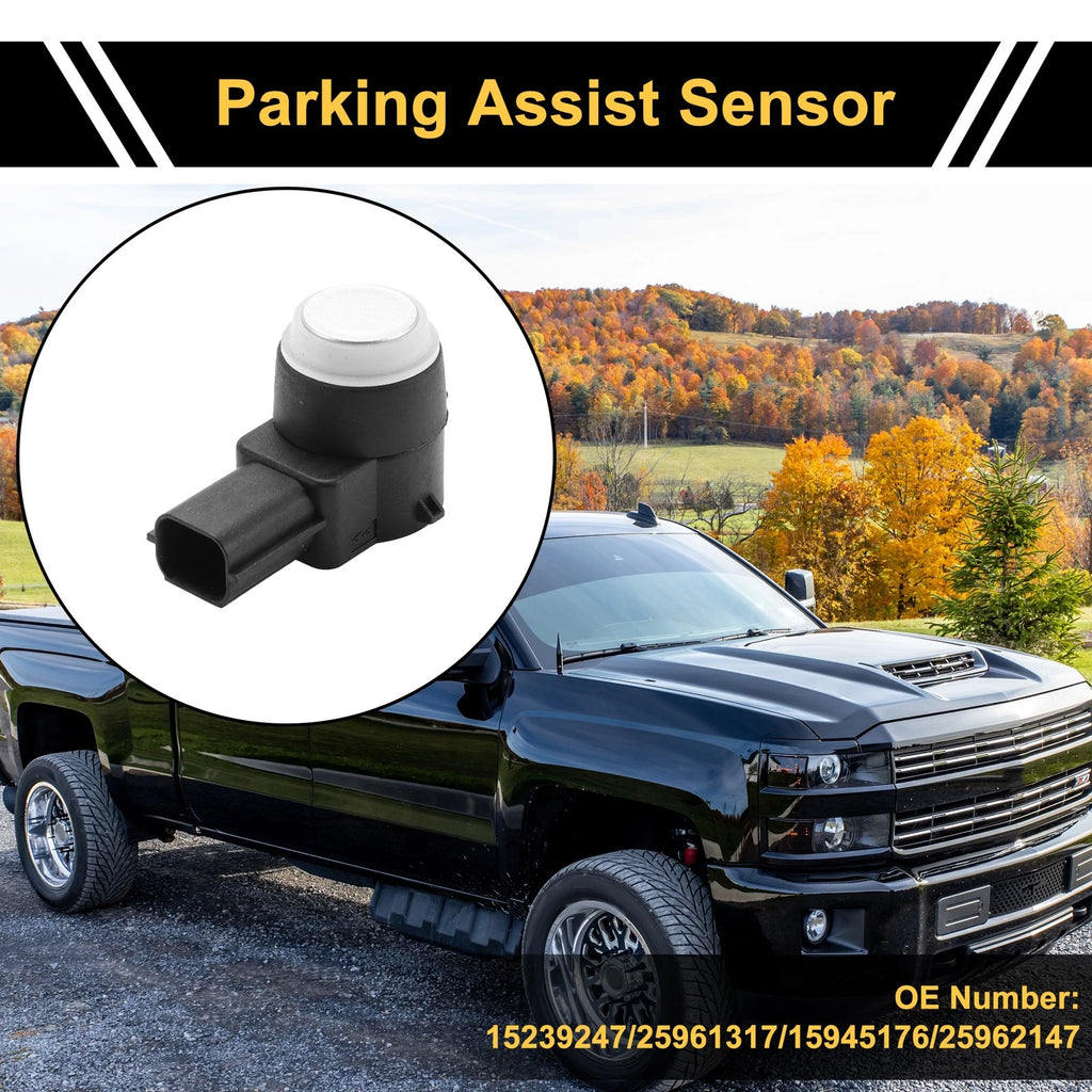 4 Pcs Bumper Reverse Backup Parking Sensors for Chevrolet Silverado (2014–2018)