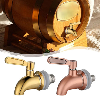 Stainless Steel Faucet for Wine and Beer Dispensing