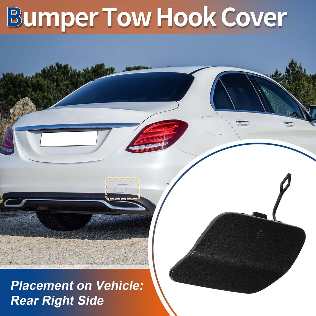 Rear Tow Hook Cover Replacement for Mercedes-Benz A-Class W177 (2019–2023)