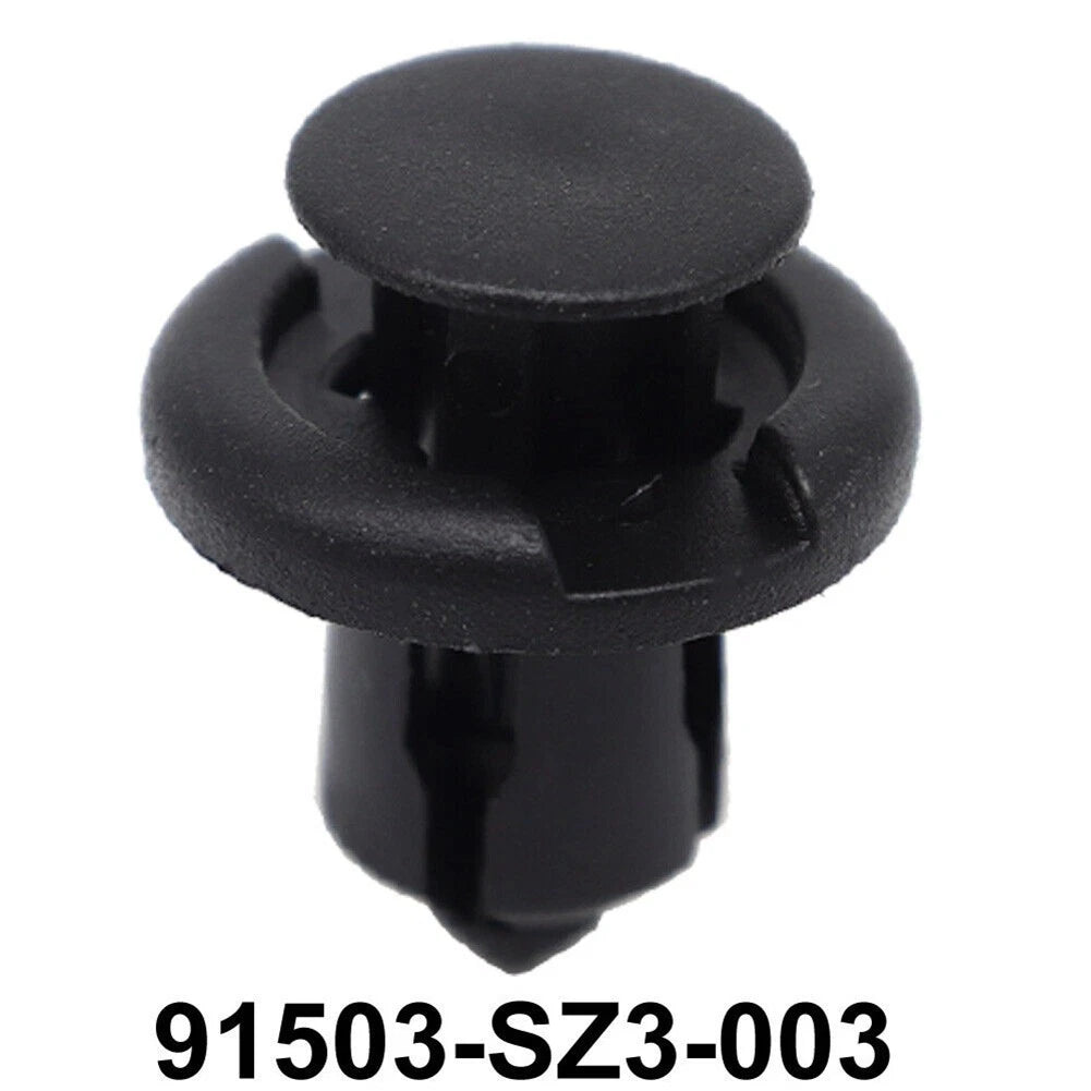 40 Pieces Black Nylon Clips for Bumper and Side Skirt Trim