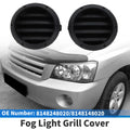 Front Bumper Fog Light Cover Replacement for Toyota Highlander (2014–2019)