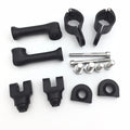 Highway Peg Mounting Kit for 1.25" Engine Guard - Black for Harley Davidson