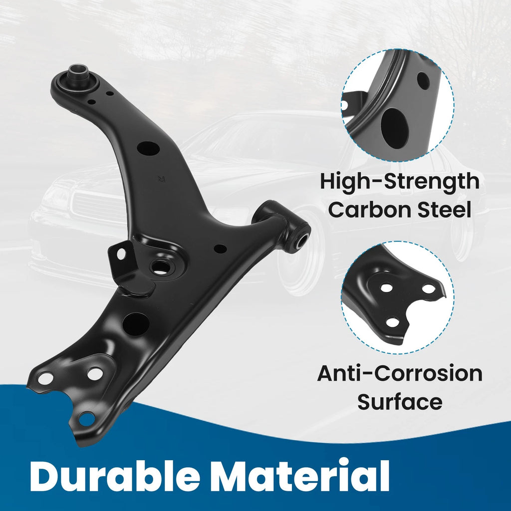 Front Lower Right Control Arm w/Bushing for GEO Prizm Corolla (1996–2002)