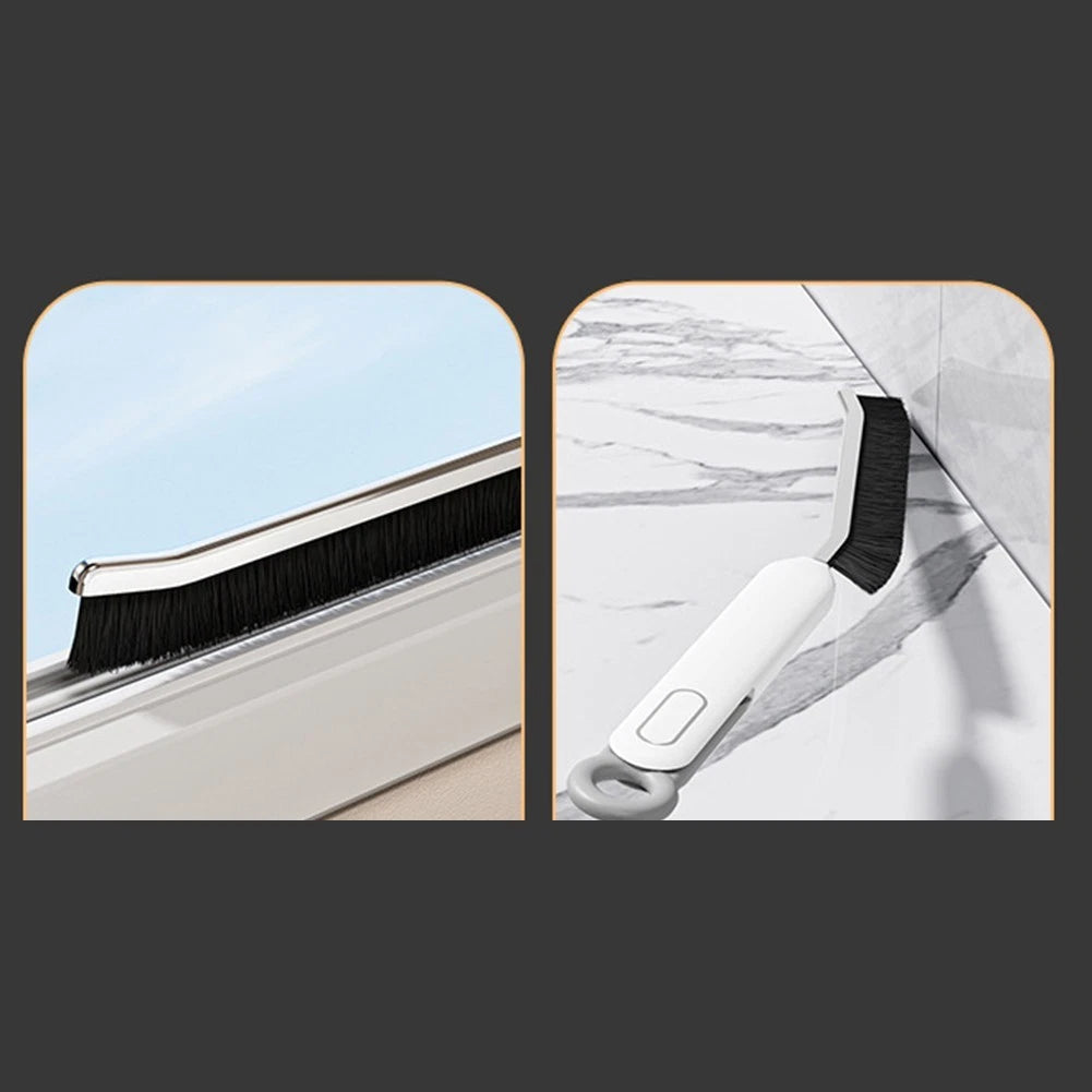 2 in 1 Cleaning Tool with Brush and Scraper for Home Use
