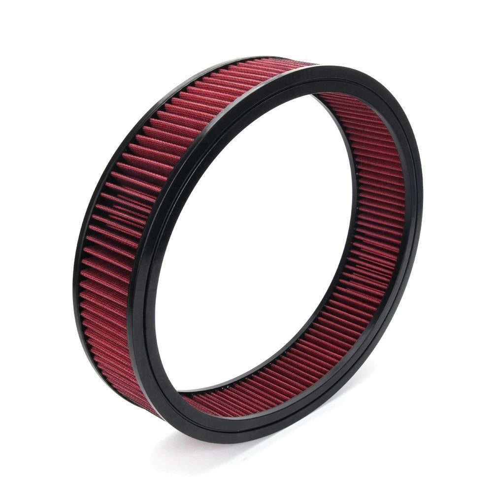 14 Inch Circular Air Filter for Automotive (Reusable, High Flow Efficiency)