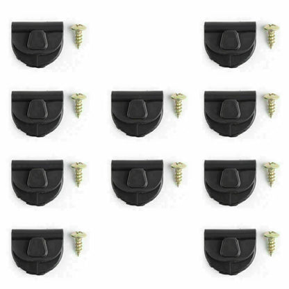 10pcs Battery Left Side Cover Clip + Screw for Sportster XL883 1200 (2004–2018)