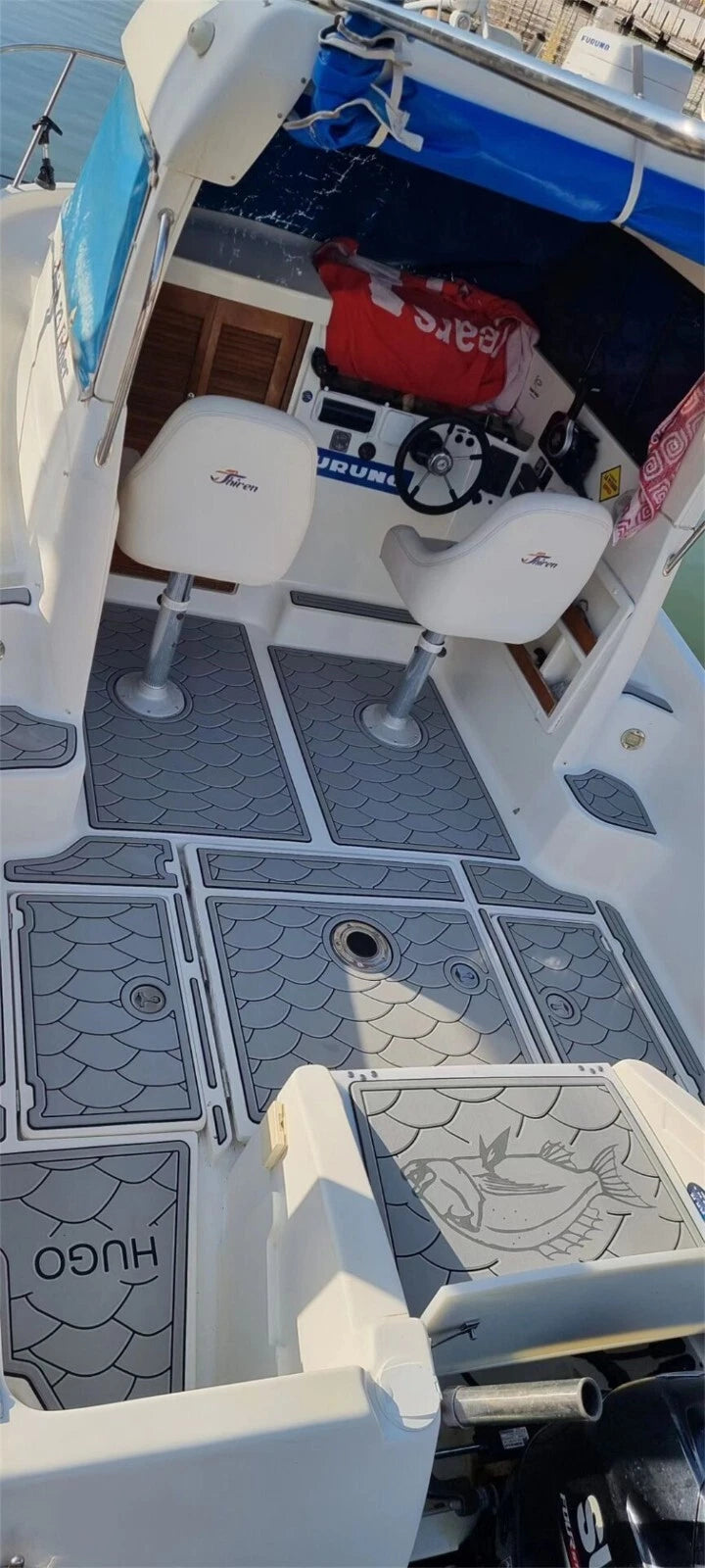 EVA Foam Cockpit Floor Mat Pads for Shiren 23 (2009)