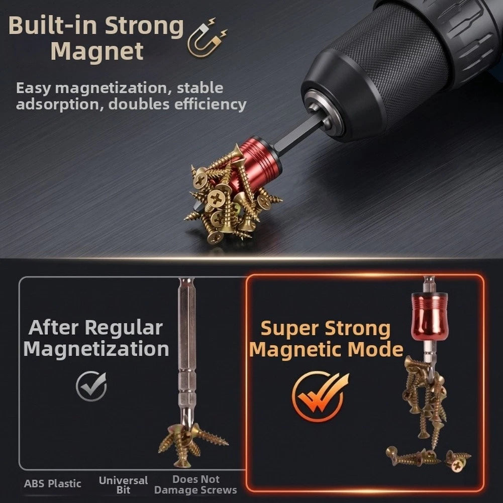 Hex Magnetic Screwdriver Bit Holder Tool for Wide Compatibility